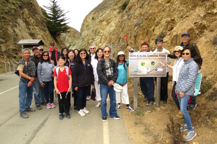 Hiking and Lunch at Devil's Slide in Pacifica